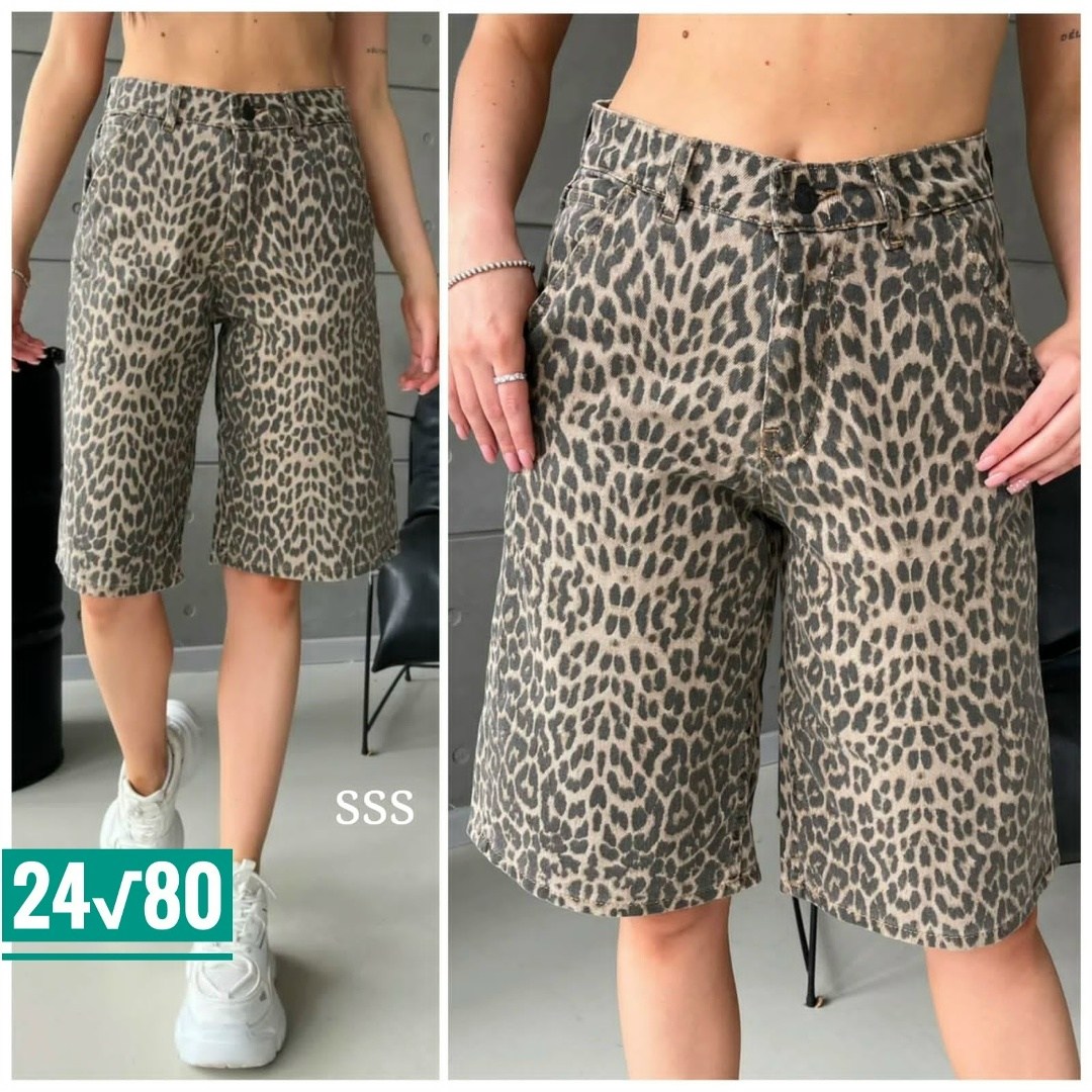 шорты бермуды джинсовые леопардовые широкие y2k,шорты женские с,шорты бермуды джинсовые леопардовые широкие y2k mel`s,шорты бермуды,джинсовые шорты бермуды удлиненные леопардовые