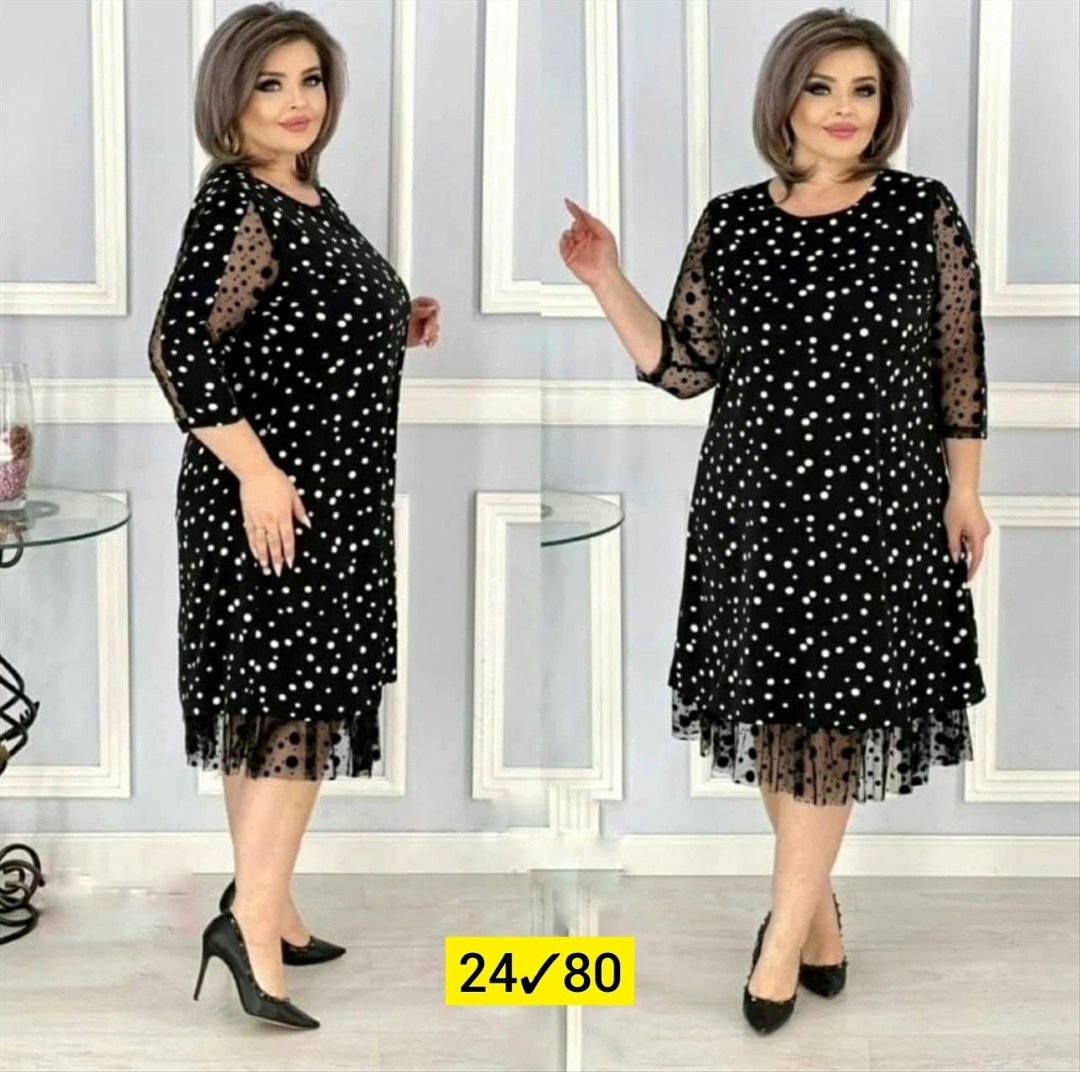 платье больших размеров,вечернее платье больших размеров нарядное в горошек saliya brand,платье вечернее больших размеров нарядное в горошек,платье женской,женское платье больших размеров