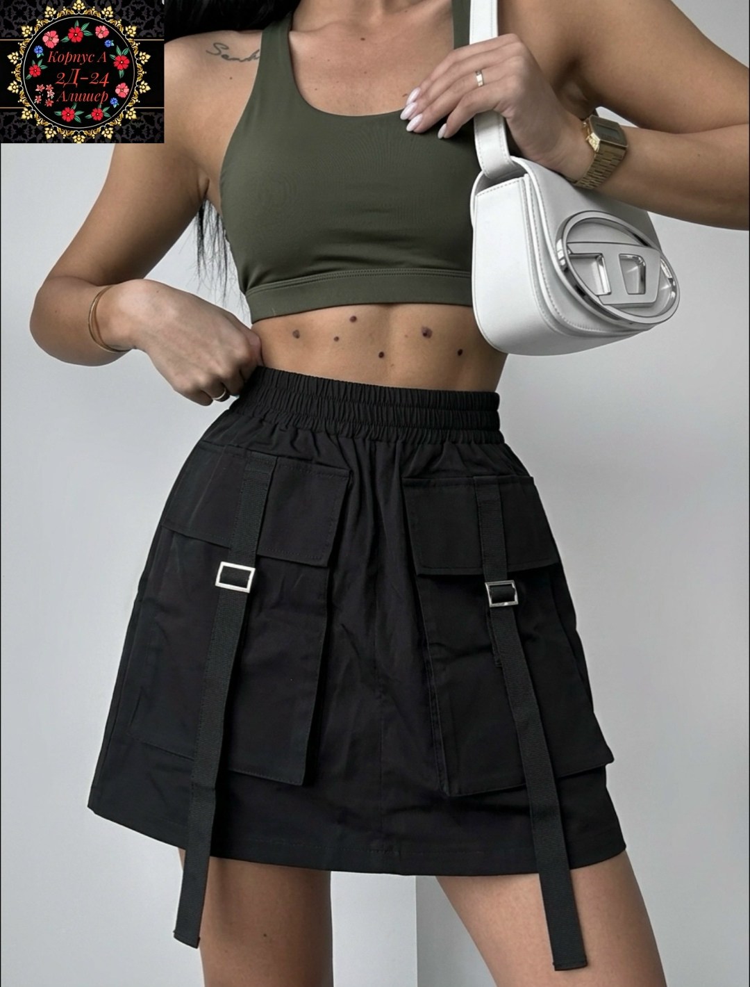 юбка карго короткая с карманами,юбка карго короткая,стильная юбка,юбка карго мини,юбка карго