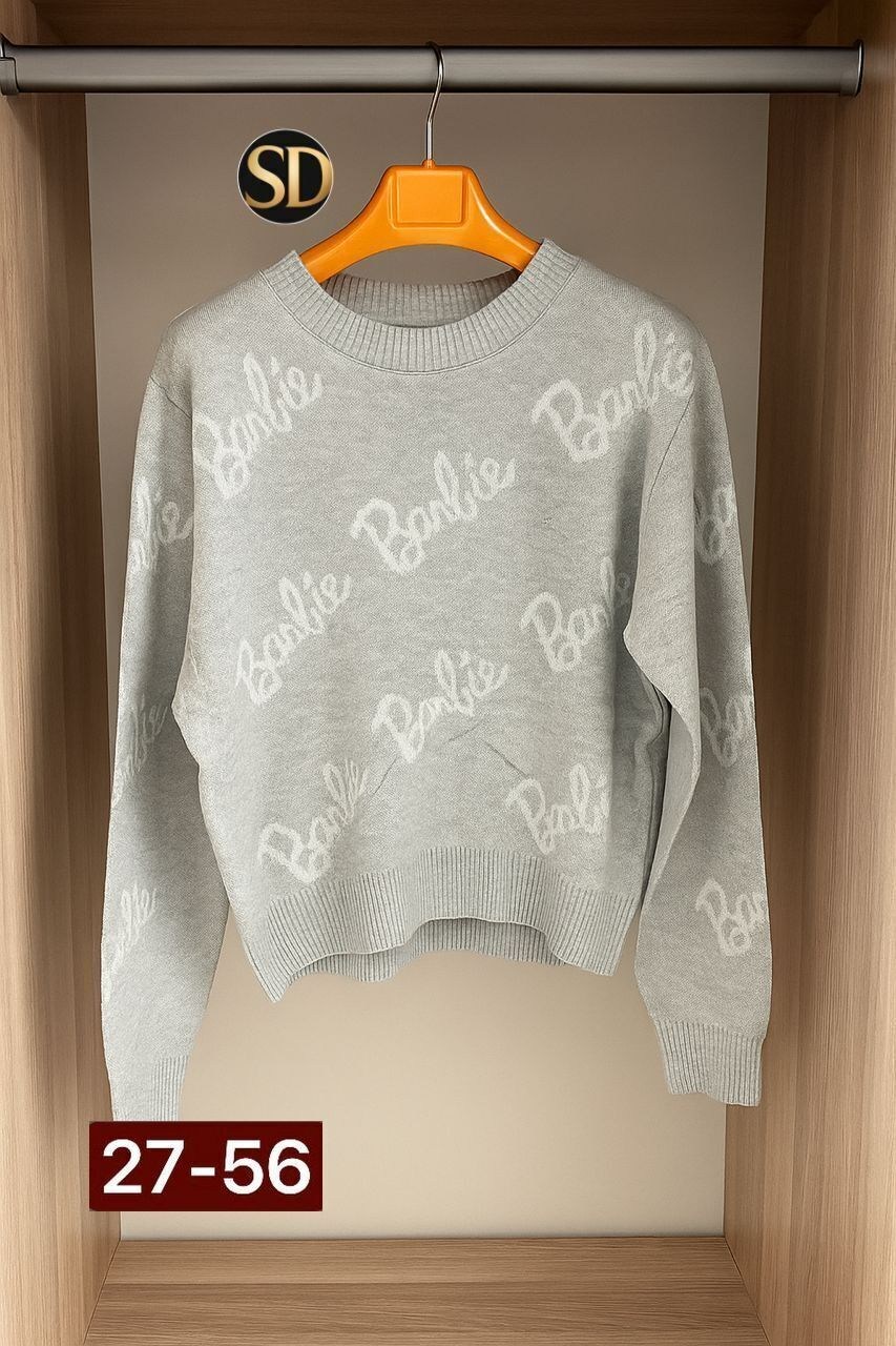 свитер оверсайз вязаный barbie lucky fashion,свитер женский,кофта женская,свитер кофта,свитер