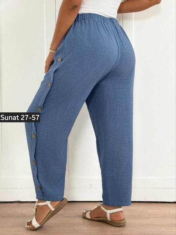 брюки модные,широкие брюки,брюки на пуговицах,брюки хлопковые,повседневные брюки