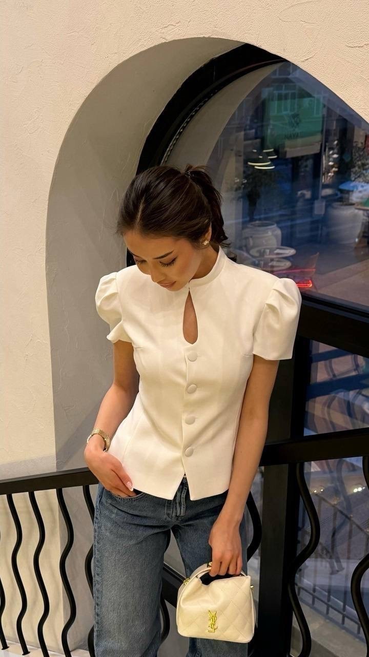 приталенная блуза,женская блузка,блузка женская белая,элегантное модное,брючный костюм