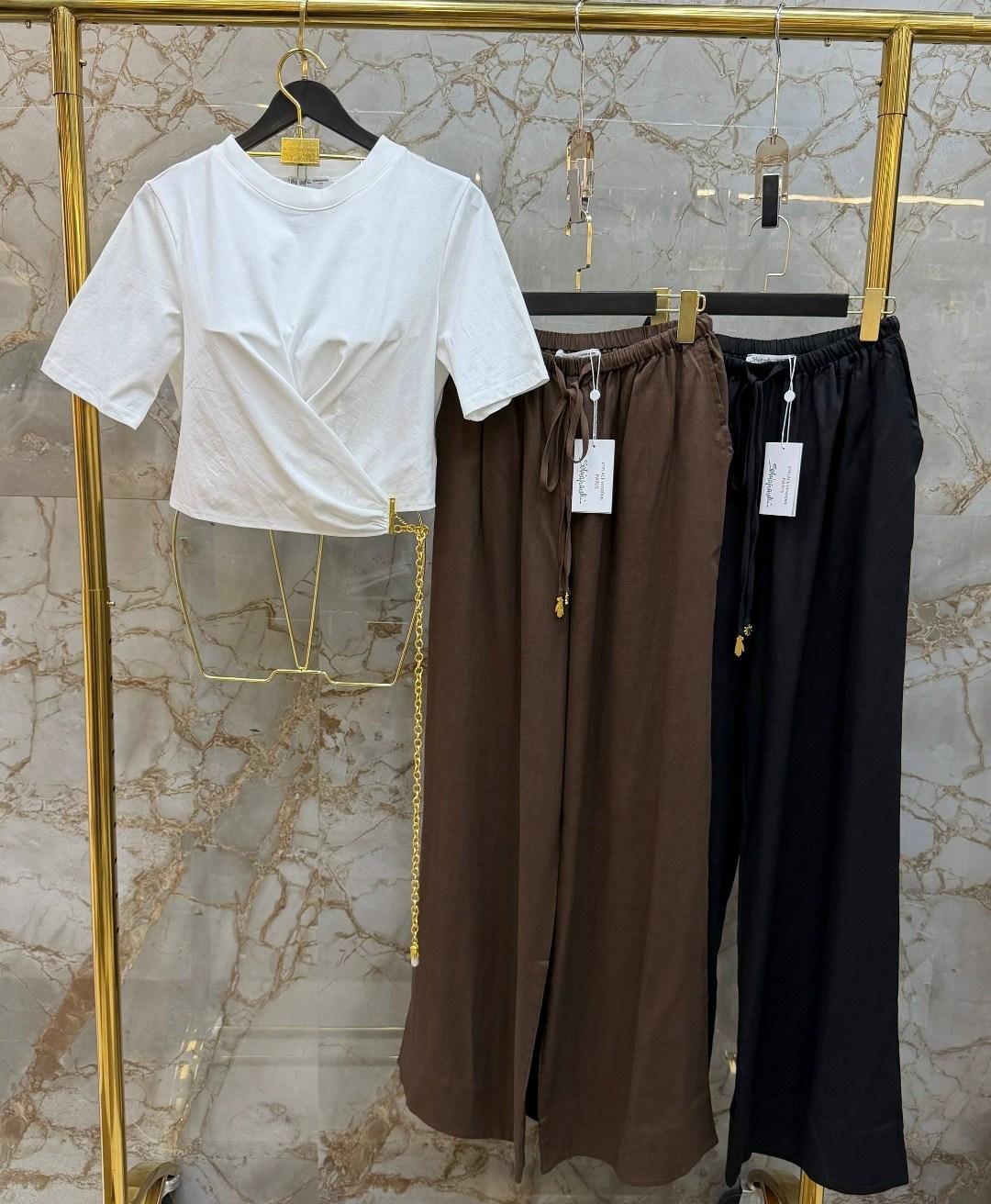 костюм с брюками,брюки комплект,брючный комплект,брюки женские,брюки палаццо