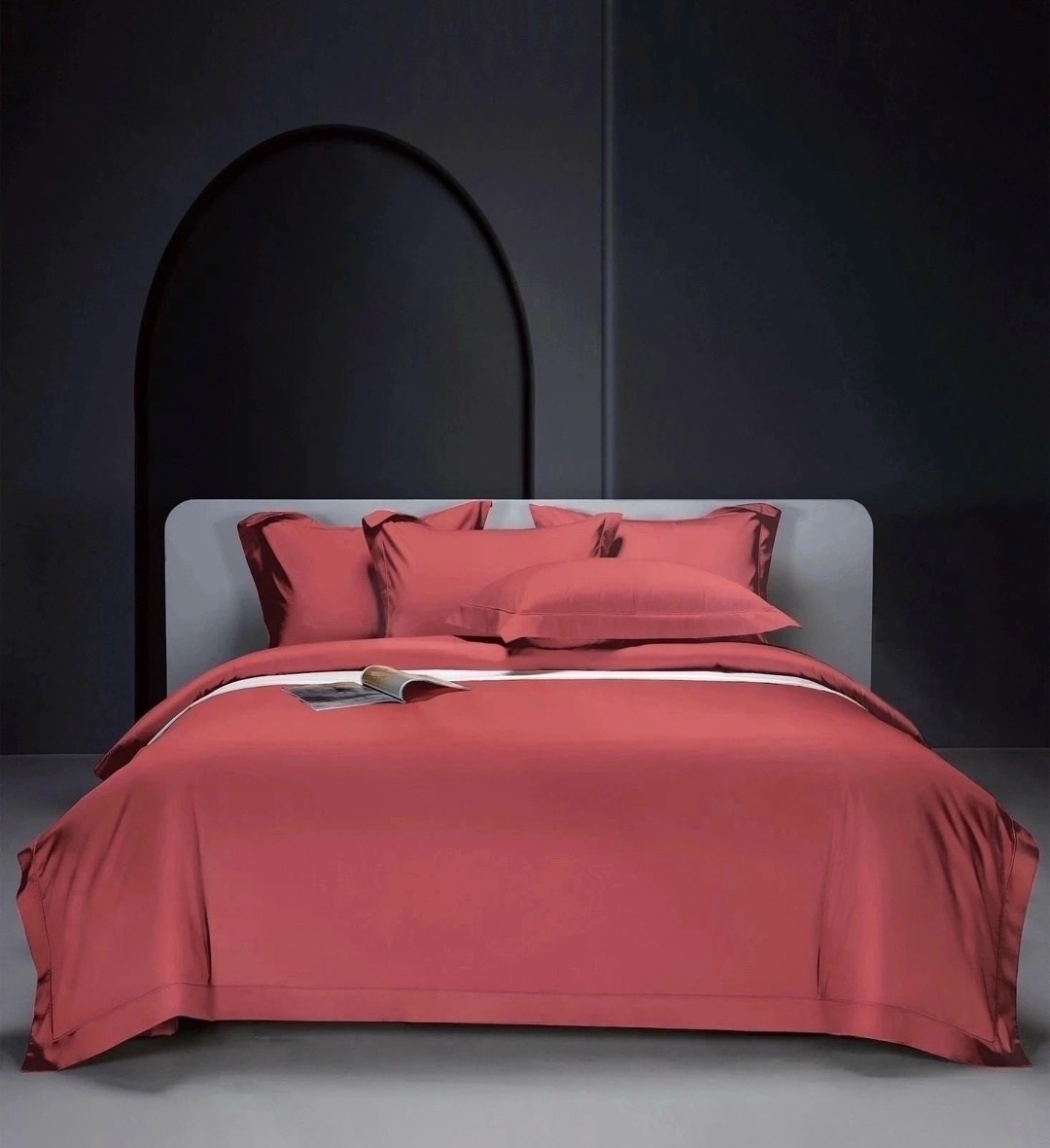 комплект постельного белья mency,однотонное постельное белье,комплект постельного белья,комплект постельного белья сатин,однотонное постельное белье евро