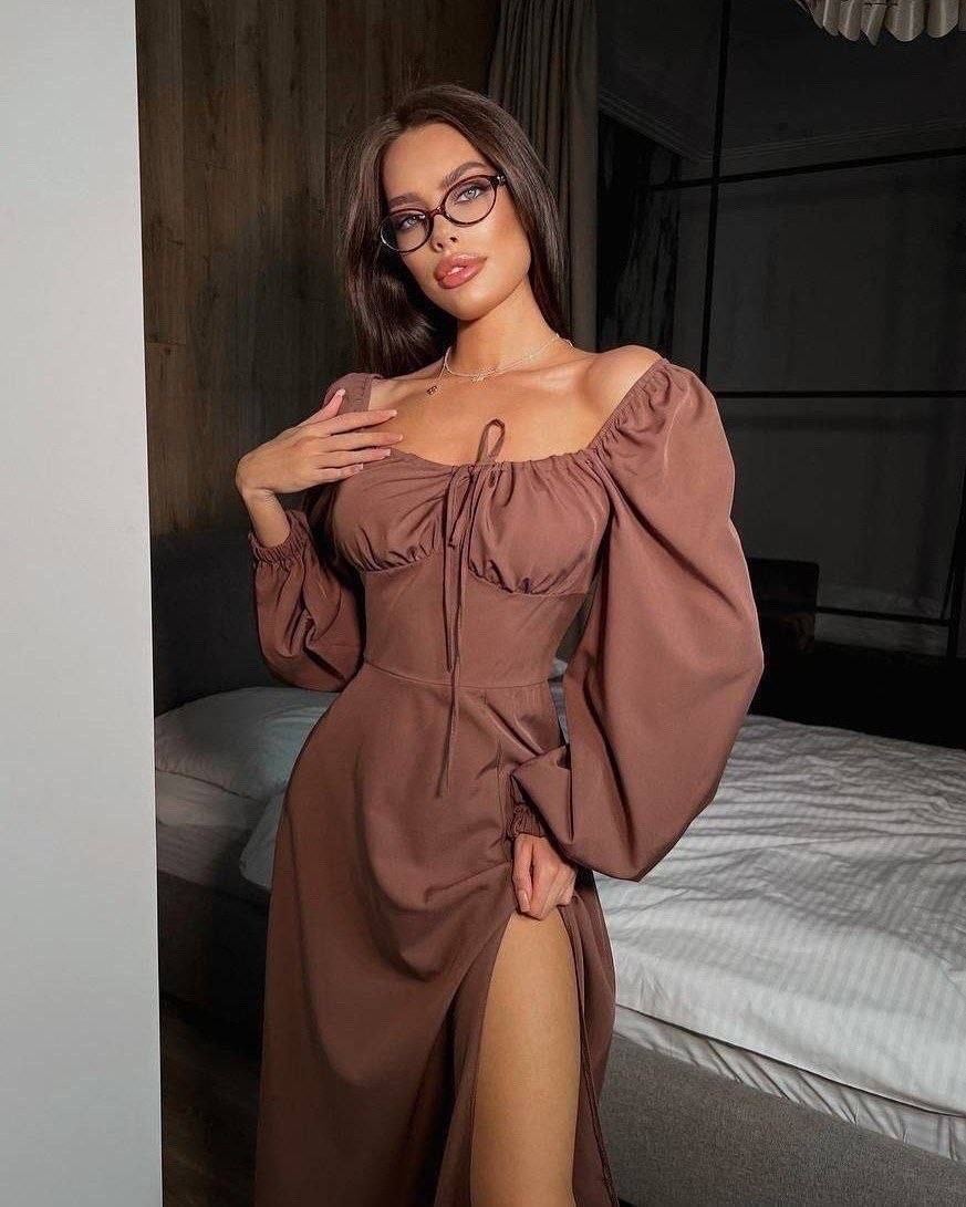 голубое платье,длинное платье,длинное платье женское,платье длинные рукава,платье 👗