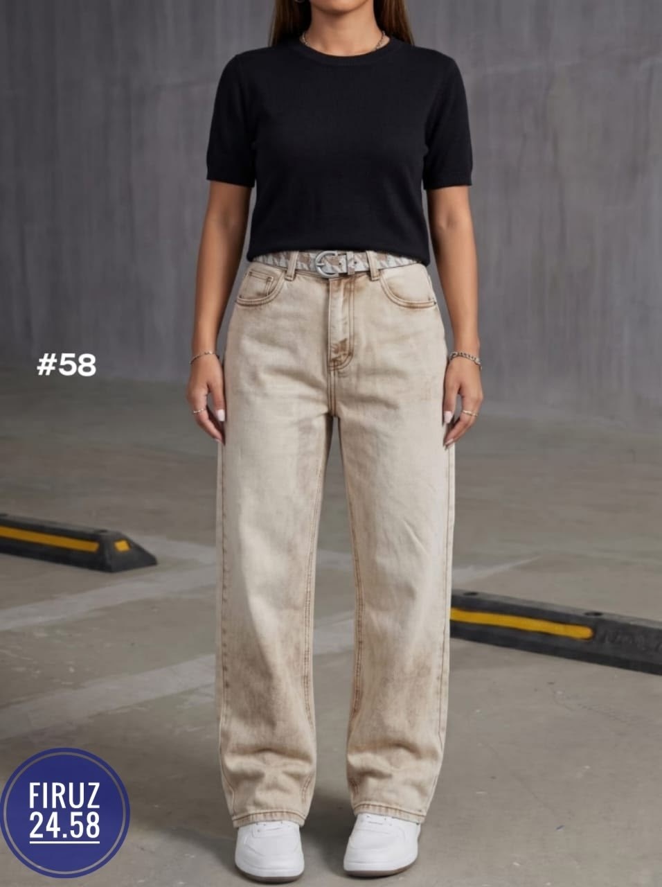 джинсы бежевые,женские бежевые широкие брюки-палаццо с высокой талией bike life,джинсы женские широкие,джинсы женские бежевые,джинсы широкие