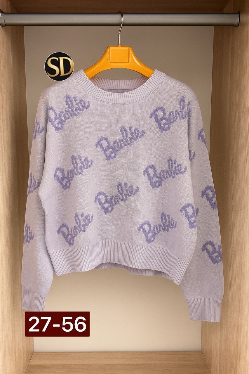 свитер оверсайз вязаный barbie lucky fashion,свитер женский,кофта женская,свитер кофта,свитер