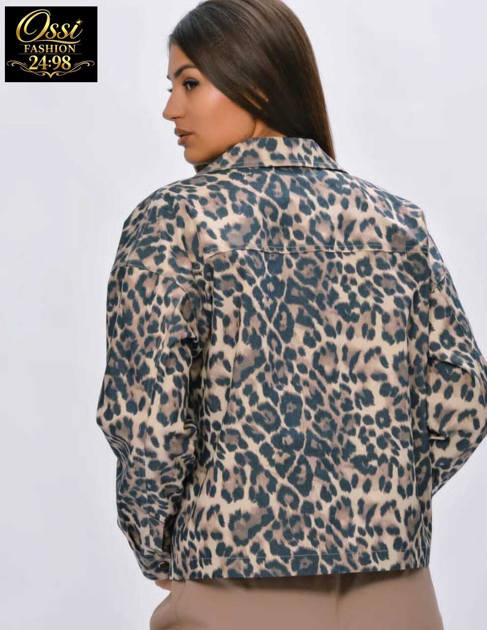 женская джинсовая куртка с леопардовым принтом,джинсовая куртка с леопардовым принтом,леопардовая куртка,куртка модная,леопардовая джинсовка