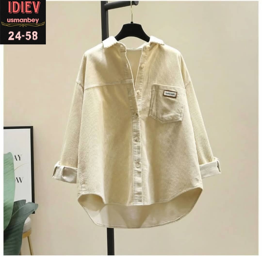 вельветовая рубашка свободного кроя,женская вельветовая рубашка с длинным рукавом,вельветовая женская рубашка,вельветовая рубашка,джинсовая рубашка женская 2026