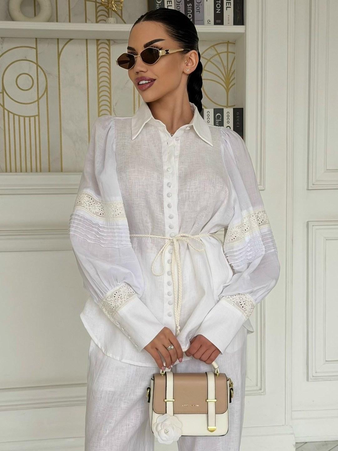 брючный костюм,стильные костюмы,костюм с брюками,костюм белый,женские костюмы