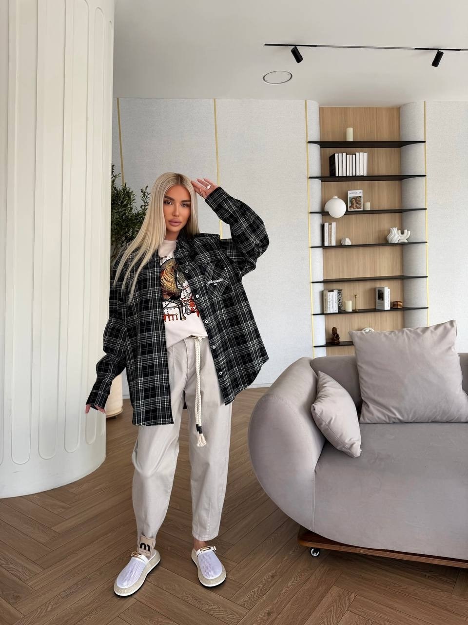 рубашка женская в клетку оверсайз,рубашка оверсайз в клетку,рубашка в клетку женская,рубашка в клетку оверсайз y2k thirteen brand,рубашка в клетку