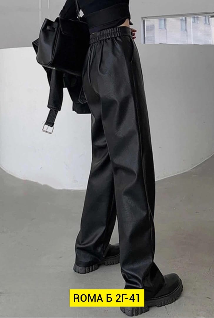 брюки из экокожи,женские широкие брюки из высококачественной искусственной кожи,женские брюки черные,женские черные брюки из искусственной кожи с высокой талией и широкими штанинами,брюки женские из и