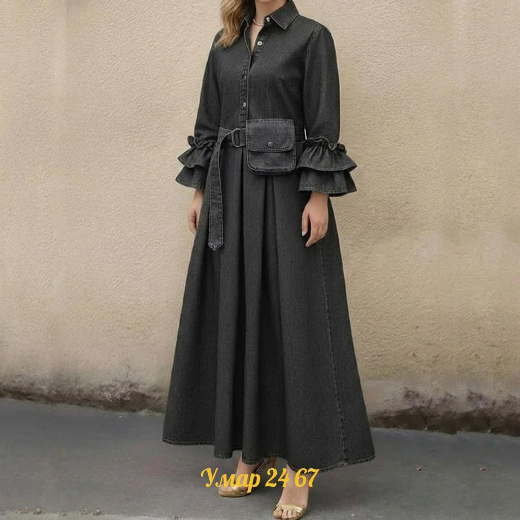 мусульманская платья,мусульманская одежда,исламские платья,джинсовое платье