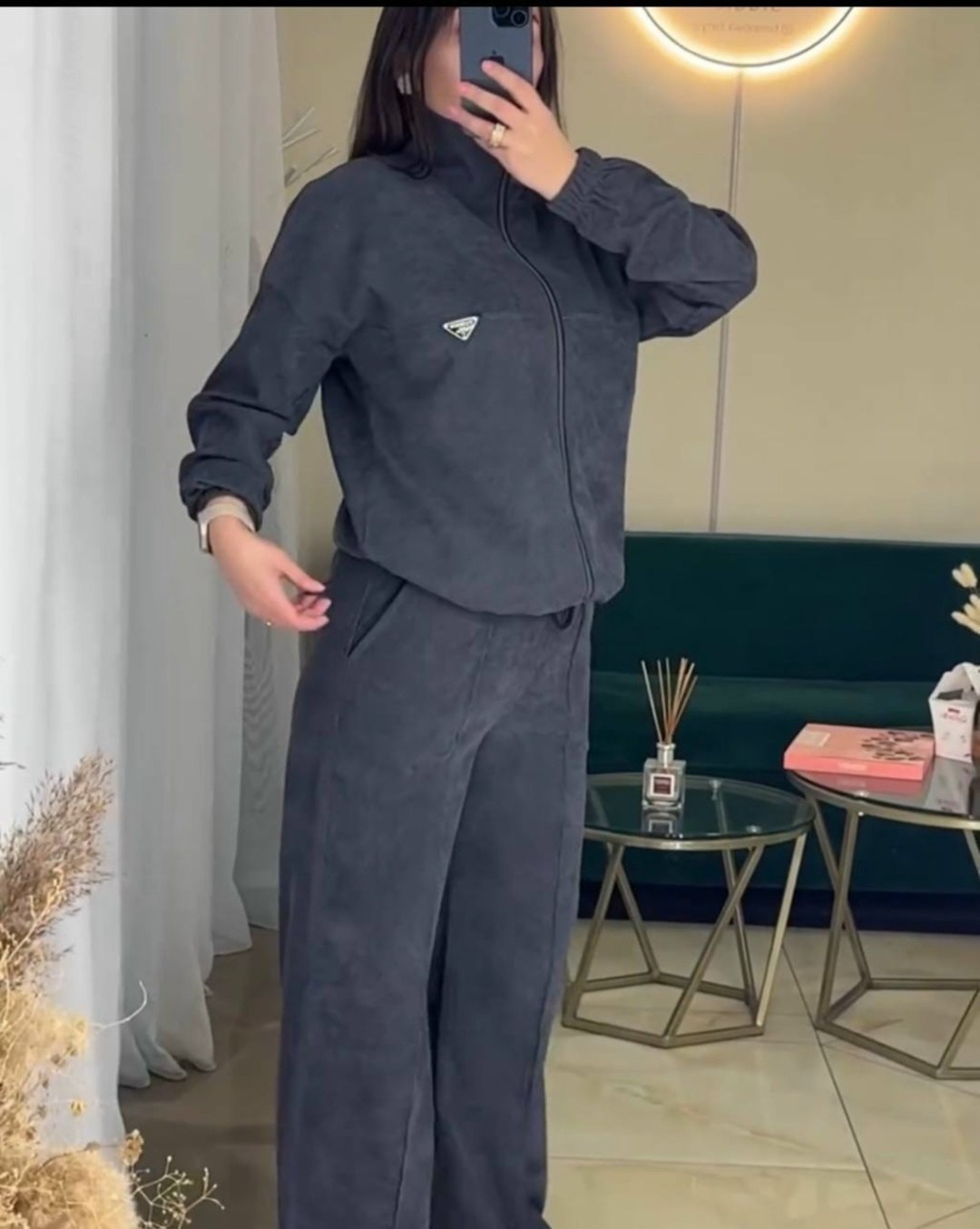 cпортивный костюм женский на флисе,костюм двойка вельвет,костюм двойка женская,женский костюм с брюками 041 (изумрудный) из материала: велюр,костюм женский вельветовый