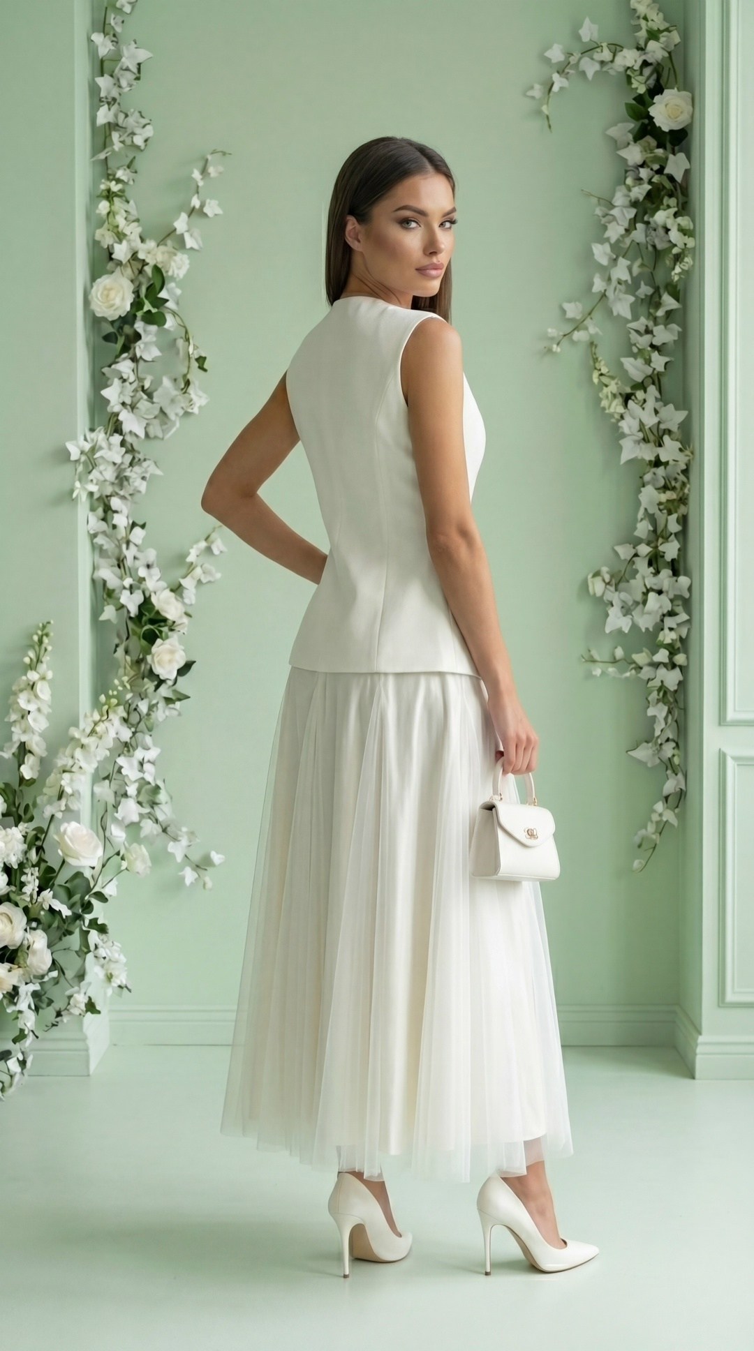 плиссированная юбка,модное платье,,юбка плиссе,наряд