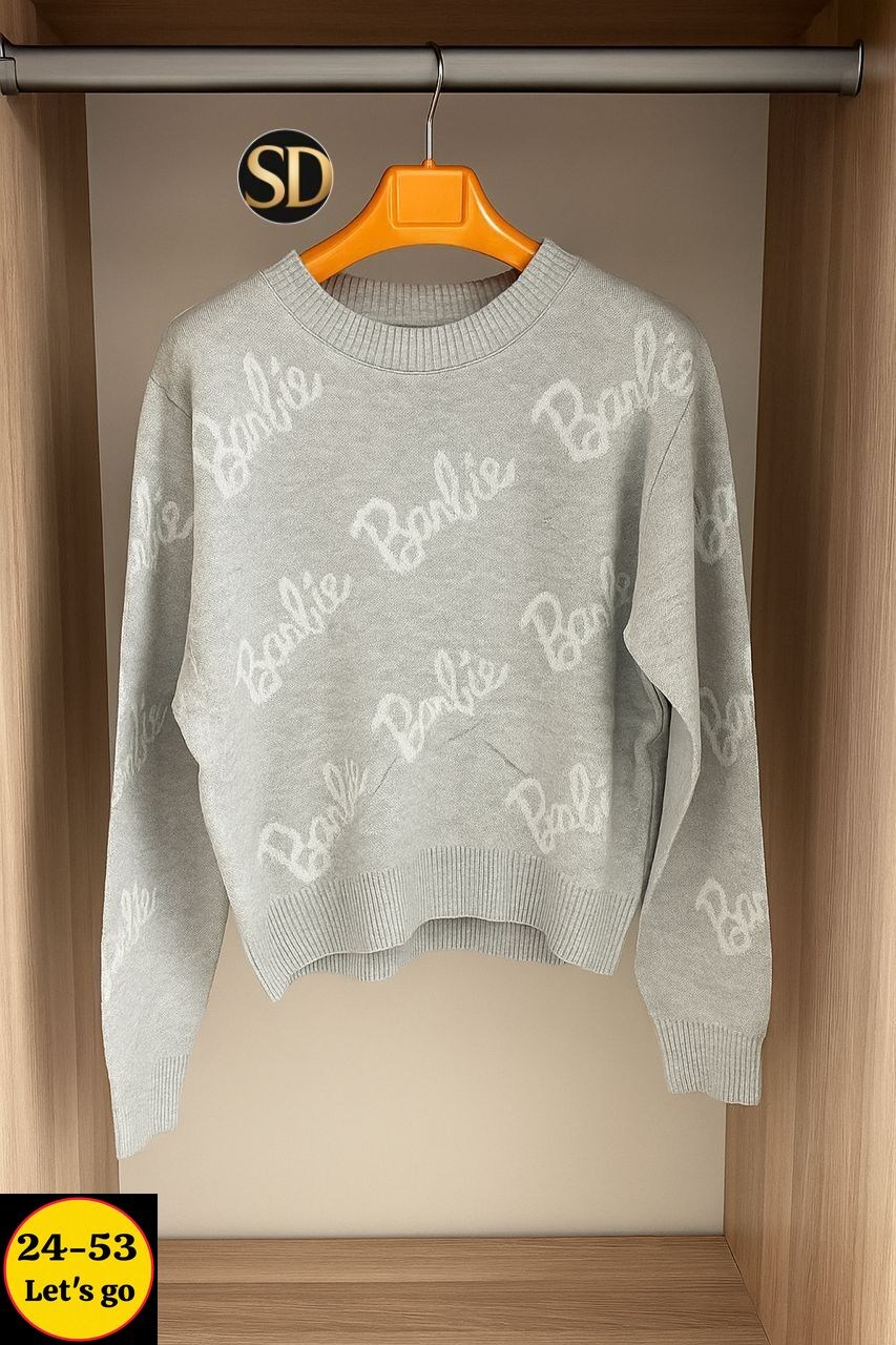 свитер оверсайз вязаный barbie lucky fashion,свитер женский,кофта женская,свитер кофта,свитер оверсайз вязаный barbie