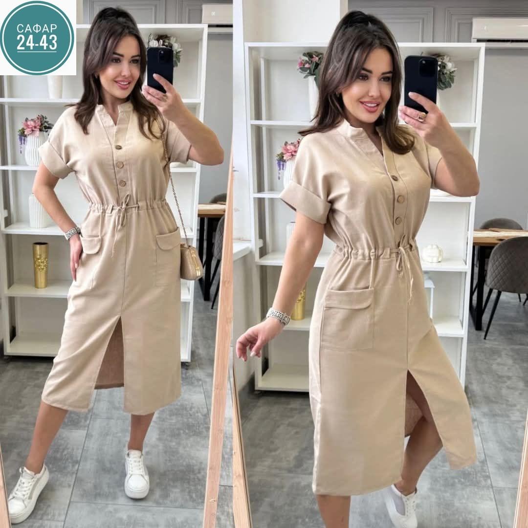 платье на пуговицах,платье женское бежевое,женские летние платья,платье женской,платье ertanno 2042 бежевый