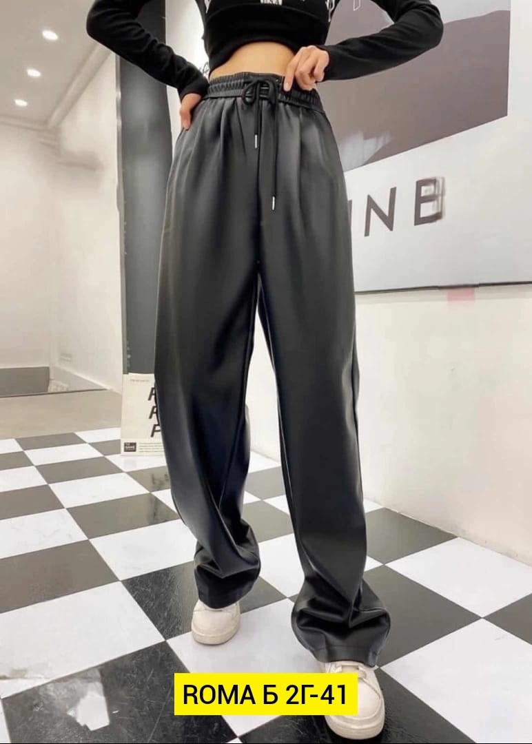 брюки из экокожи,женские широкие брюки из высококачественной искусственной кожи,женские брюки черные,женские черные брюки из искусственной кожи с высокой талией и широкими штанинами,брюки женские из и