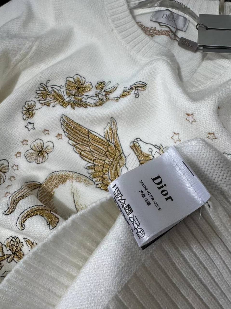 женская кофта,свитер с вышивкой,кофта женская диор,свитера женские,женские джемпера