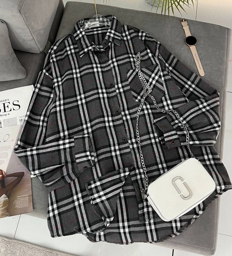 женская рубашка в клетку,рубашка в клетку,burberry рубашка оверсайз в клетку vintage check нейтральный цвет,клетчатая рубашка,рубашка burberry