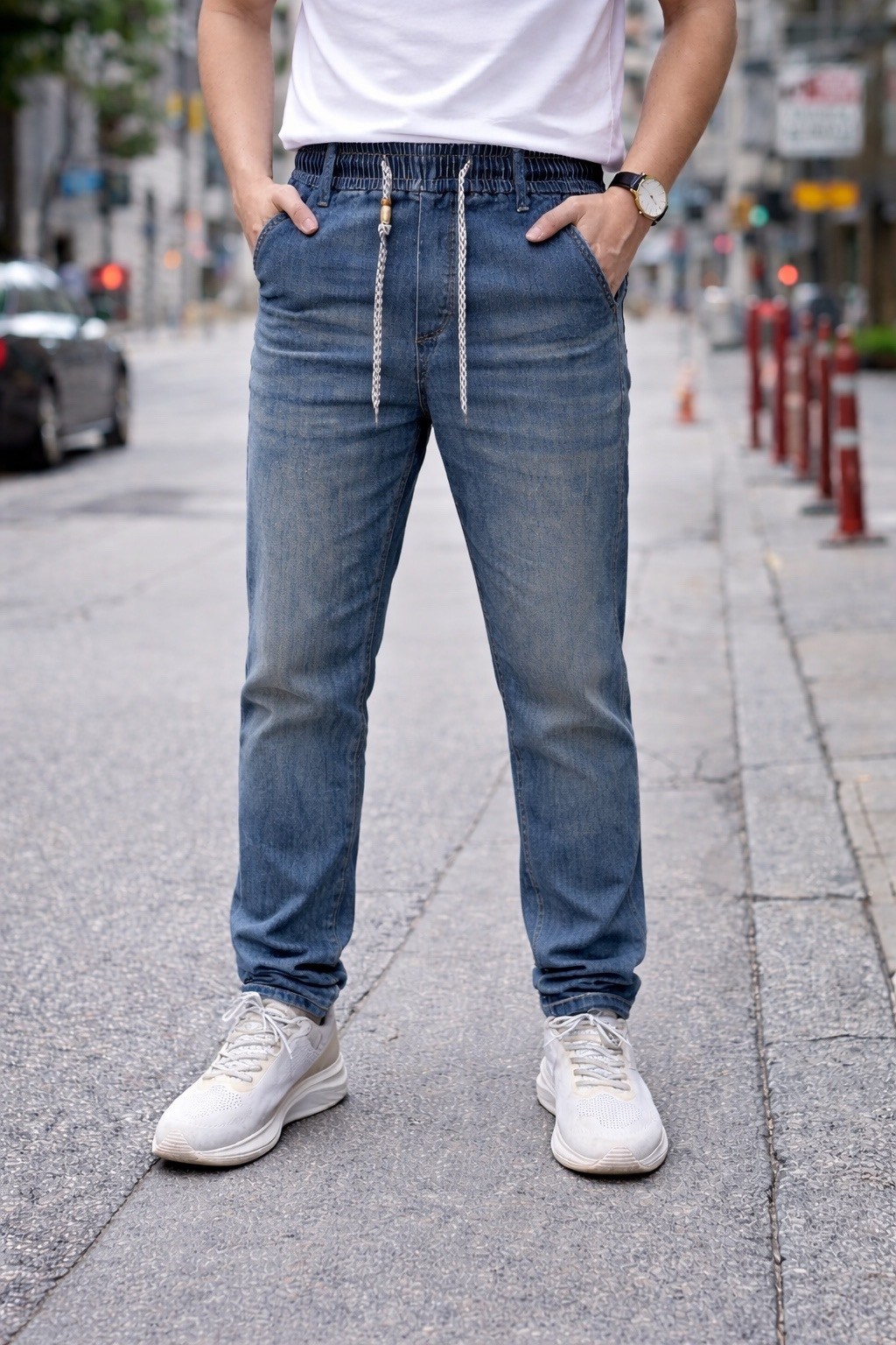 джинсы мужские,джинсовые джоггеры,джинсы джоггеры,широкие джинсы мужские,модные мужские джинсы