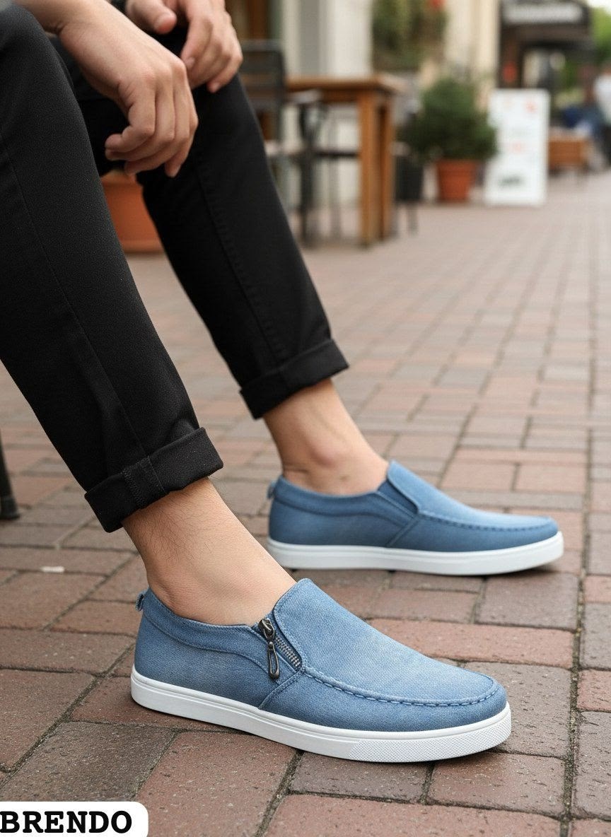 мужские джинсовые слипоны балдинини,повседневная ,парусиновая ,летняя мужская ,слипоны мужские