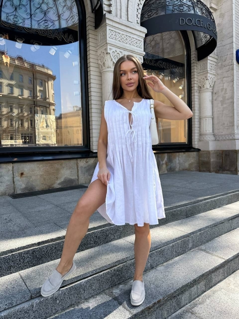 белое летнее платье,сарафан,летнее платье,сарафан из льна,льняной сарафан