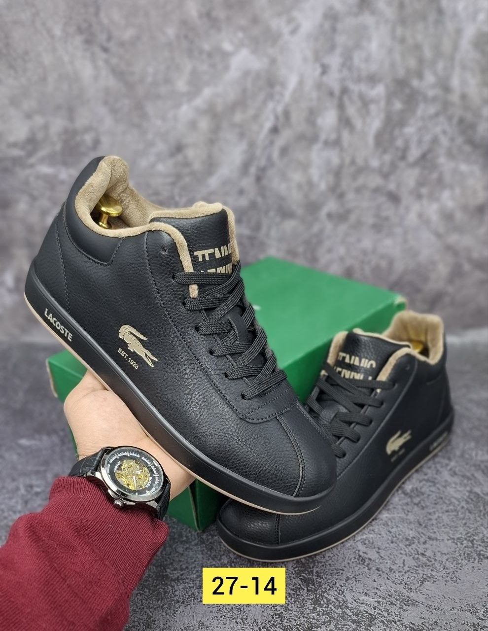 кроссовки мужские lacoste, мужская,,кроссовки lacoste,зимние кроссовки лакоста