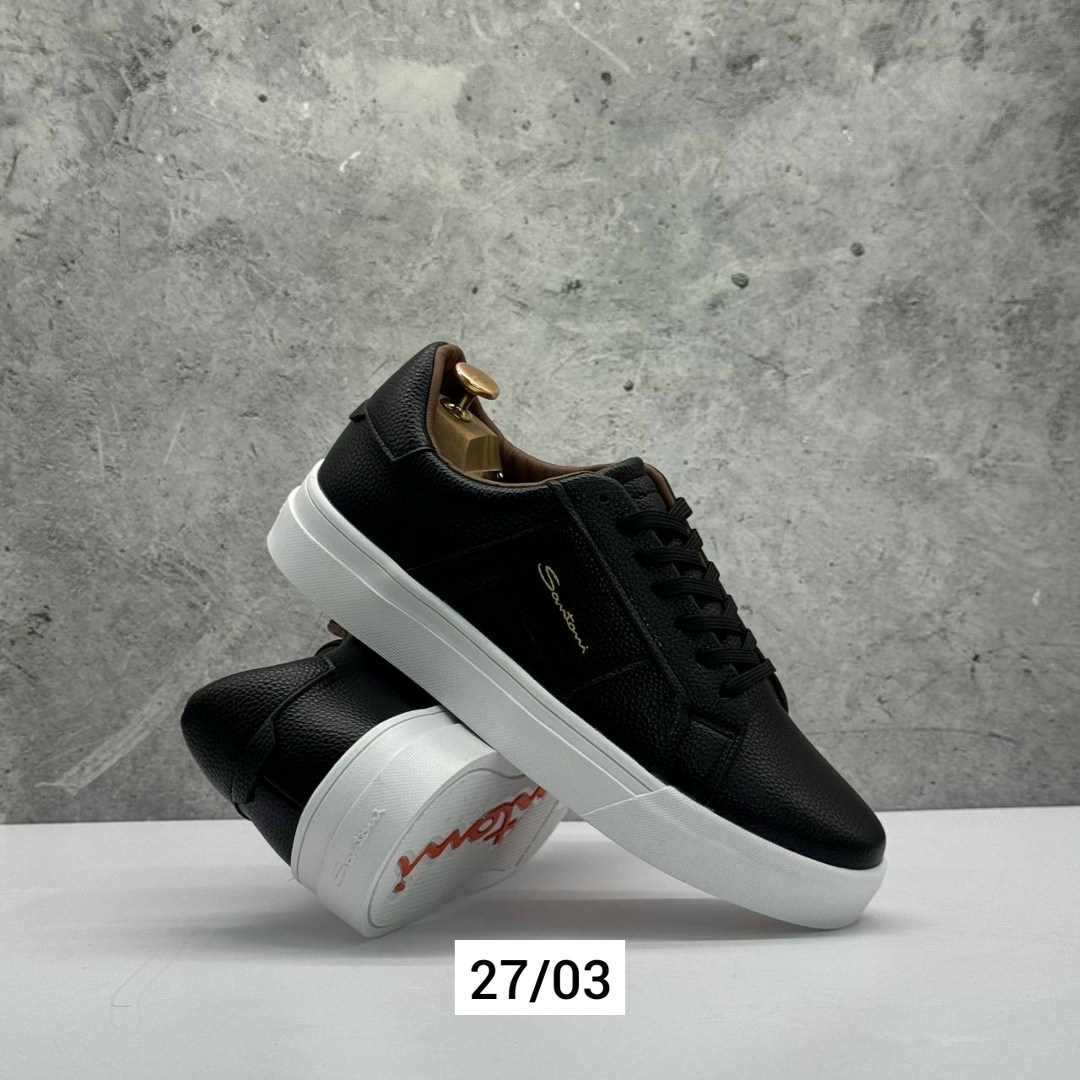 кеды мужские кожаные santoni черные premium,мужские кеды santoni,кеды мужские кожаные,мужские кеды,кеды для мужчин кожа