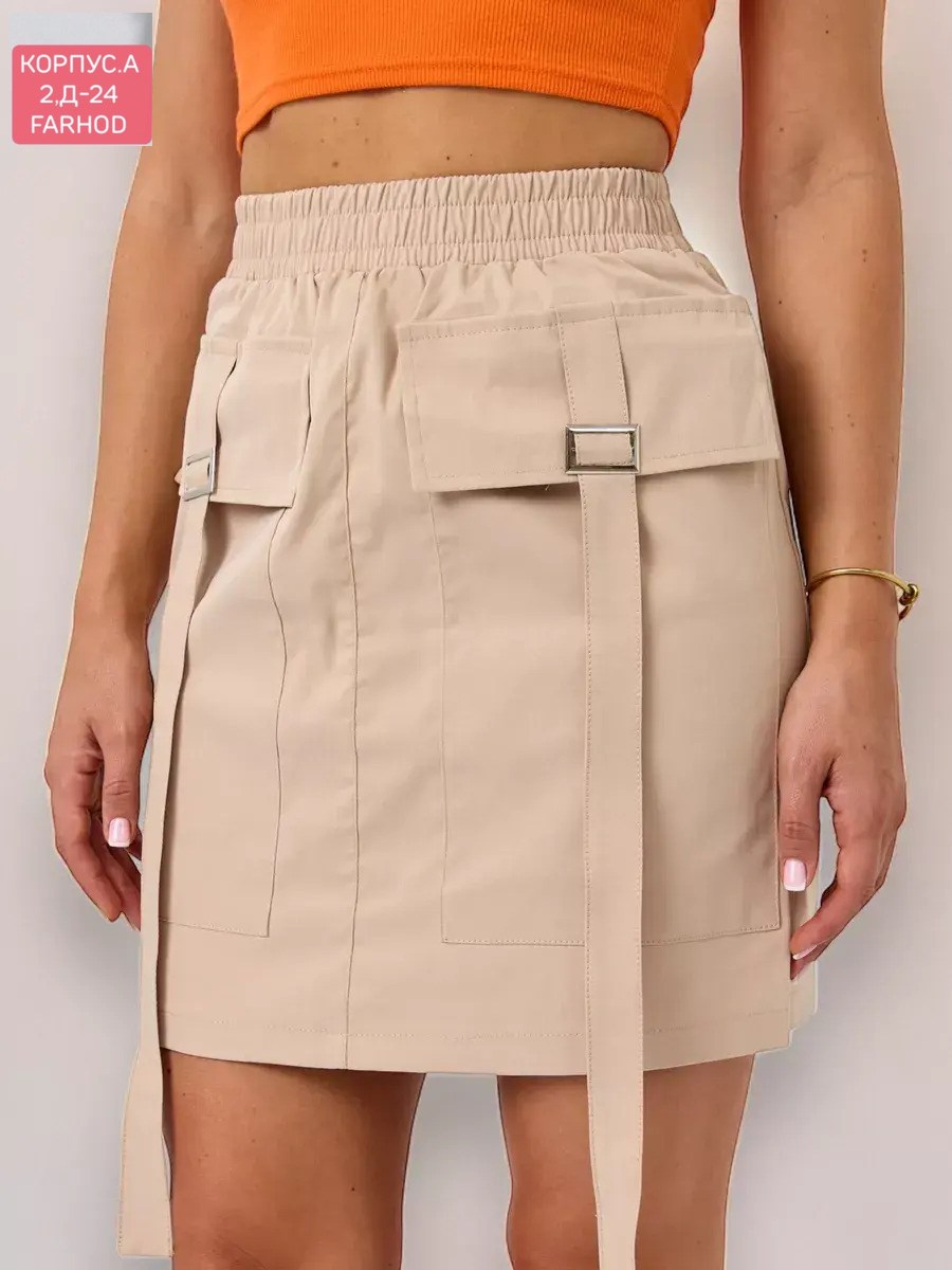 юбка карго короткая с карманами,юбка карго короткая,юбка карго мини,стильная юбка,юбка карго