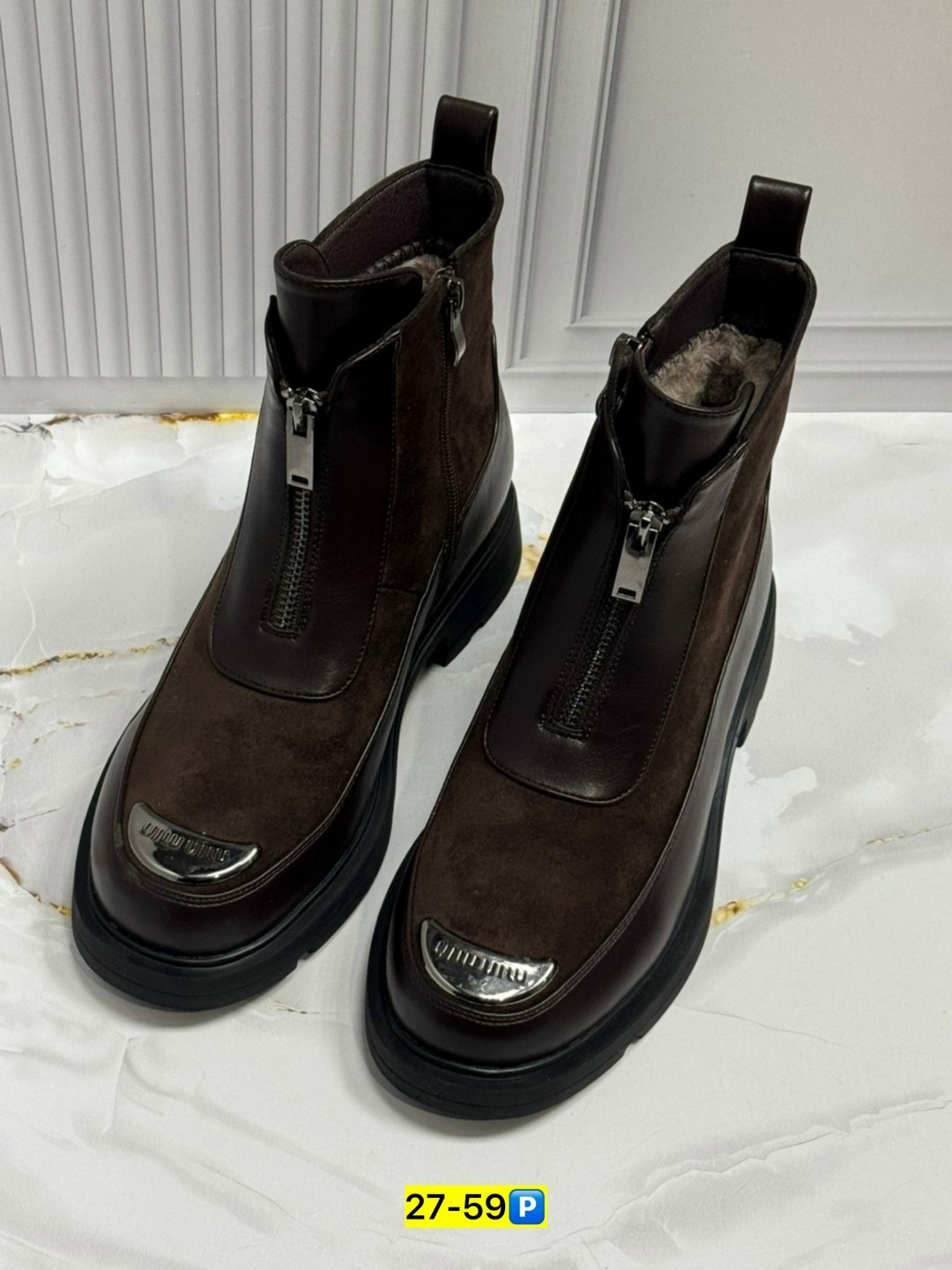 женские полусапоги bugatti коричневые,,женские ботинки, женская,ботинки