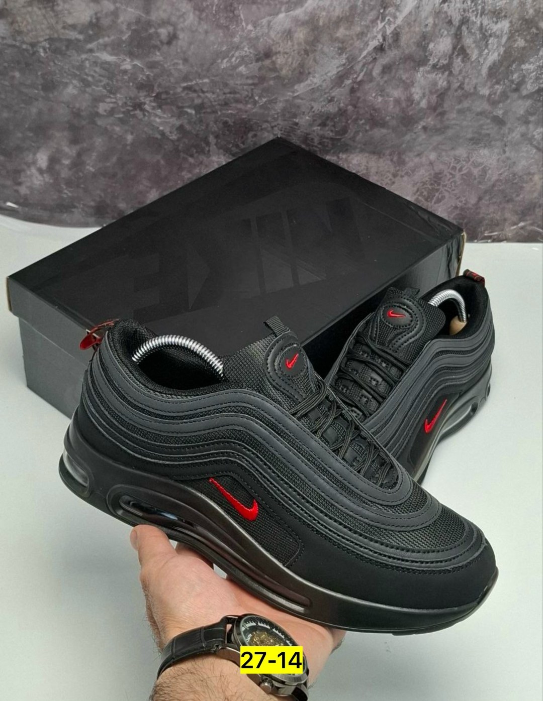 кроссовки мужские nike air max 97,nike air max 97 black,кроссовки nike air max 97,nike air max 97,nike air max 97 black red