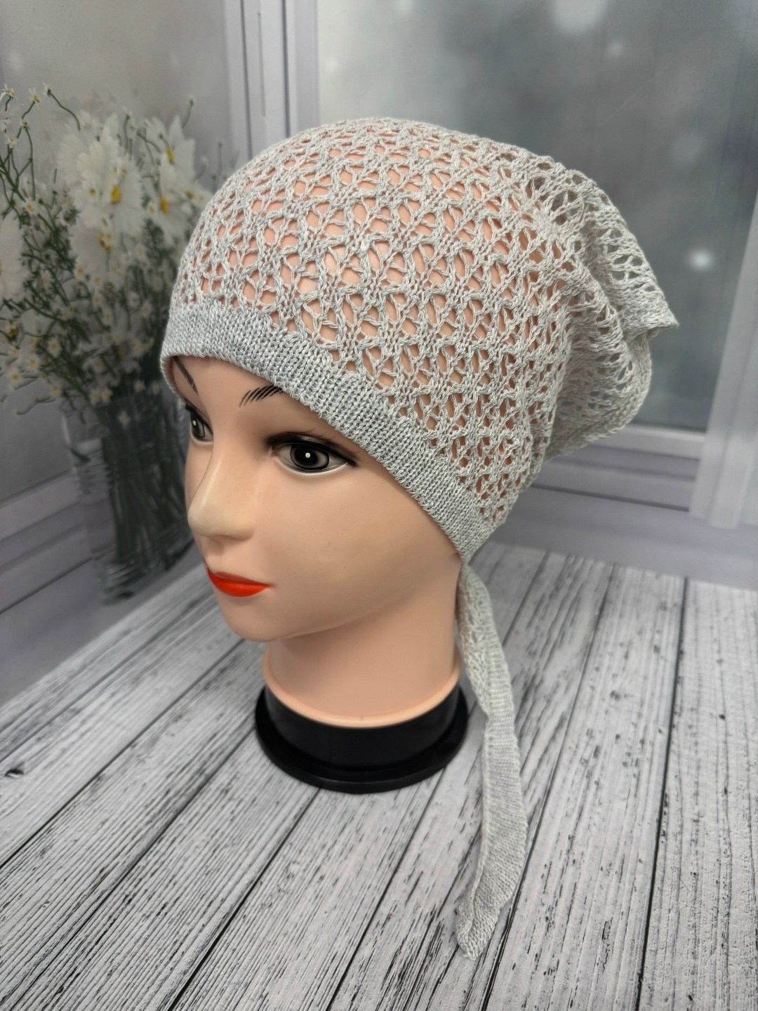 шапка для женщин,вязаная косынка,ажурная косынка,косынка вязаная крючком,шапка платок