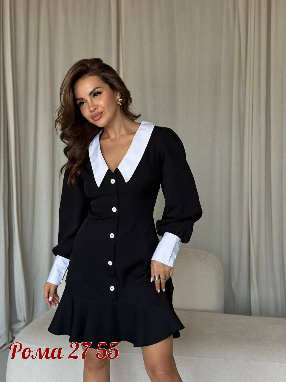 платье женское с воротником,платье стильное,платье с воротником,платье женской,школьное платье