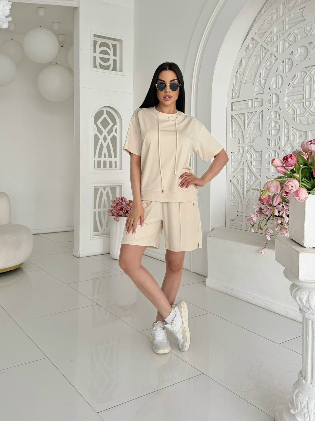 костюм повседневный,трикотажные костюмы,костюм с шортам,костюм летний с шортами,женский костюм шорты