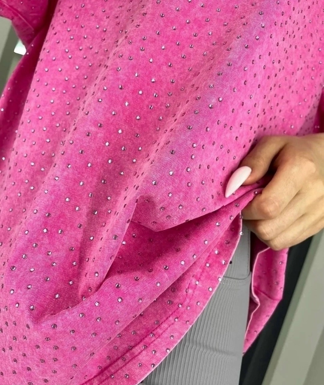 футболка варенка оверсайз,футболка женская варенка оверсайз,женская футболка оверсайз,футболка варенка оверсайз со стразами мальвуш,футболка оверсайз