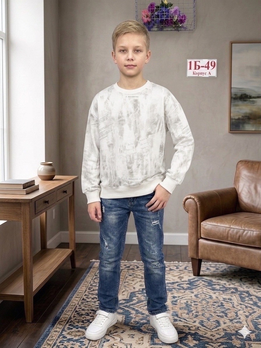 свитшот школьный,серый свитшот детский,бежевый свитшот,cвитшот для мальчика,свитшот