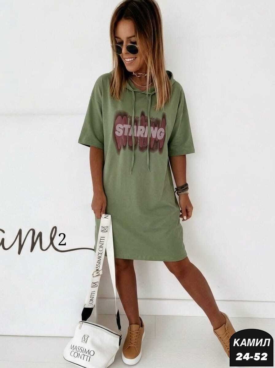 туника с капюшоном,туника женская,платье туника,платья,спортивное платье