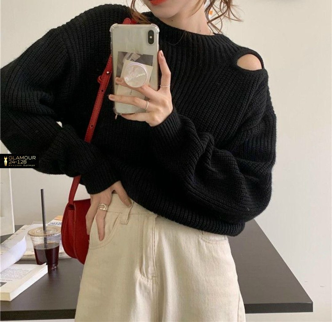 свитер с открытыми плечами,свитер укороченная,вязаный свитер с открытыми плечами,женский трикотажный свитер с открытыми плечами,джемпер с открытыми плечами