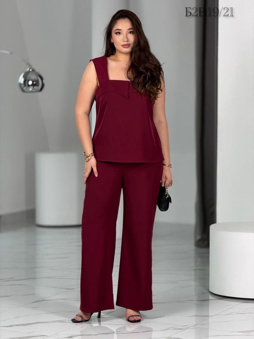 брючный костюм svetlana-style 2026 бордовый,брючный комплект nikva 725-2 бордо,костюм брючный 725-2 nikva,брюки, жакет, топ svetlana-style 2026 бордовый,брючный костюм svetlana-style 2026 бордовый раз