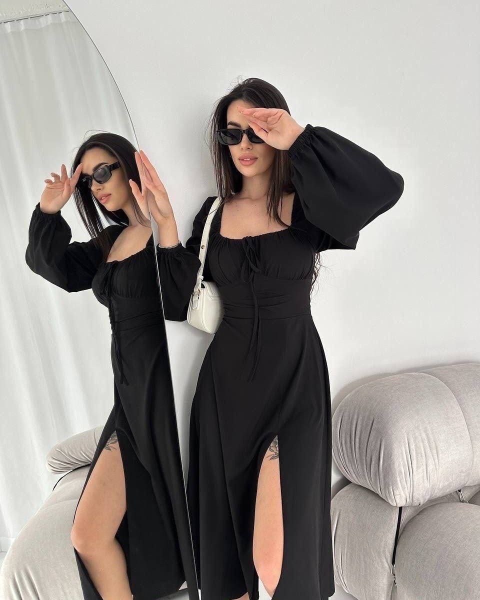 голубое платье,длинное платье,длинное платье женское,платье длинные рукава,платье 👗