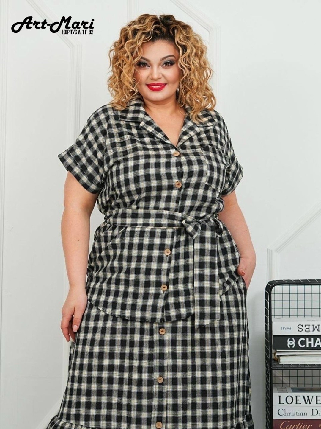 платья в клетку,платья для полных,женское платье в клетку,платье в клетку большие размеры,модное платье