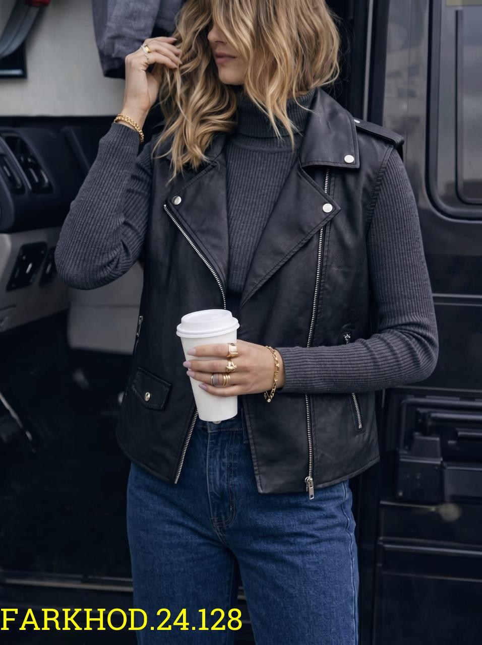 женская кожаная куртка,кожаная куртка,куртка косуха,кожаная жилетка,кожаный жилет