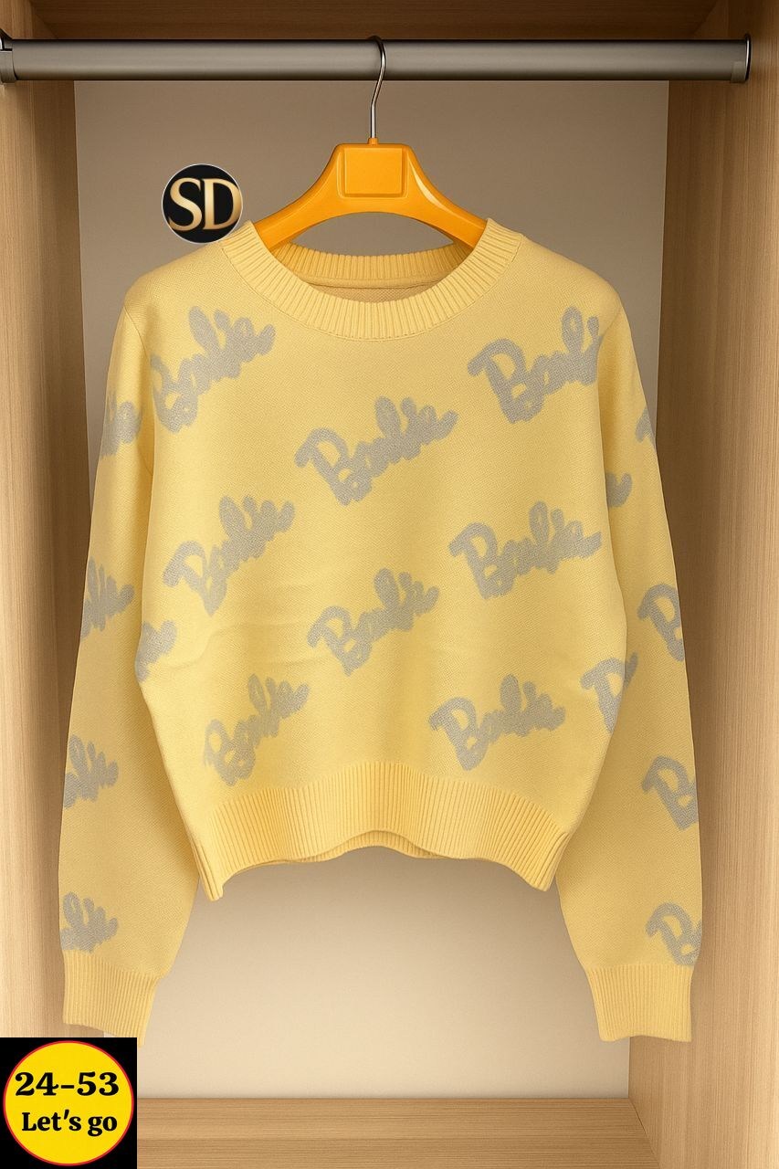 свитер оверсайз вязаный barbie lucky fashion,свитер женский,кофта женская,свитер кофта,свитер оверсайз вязаный barbie