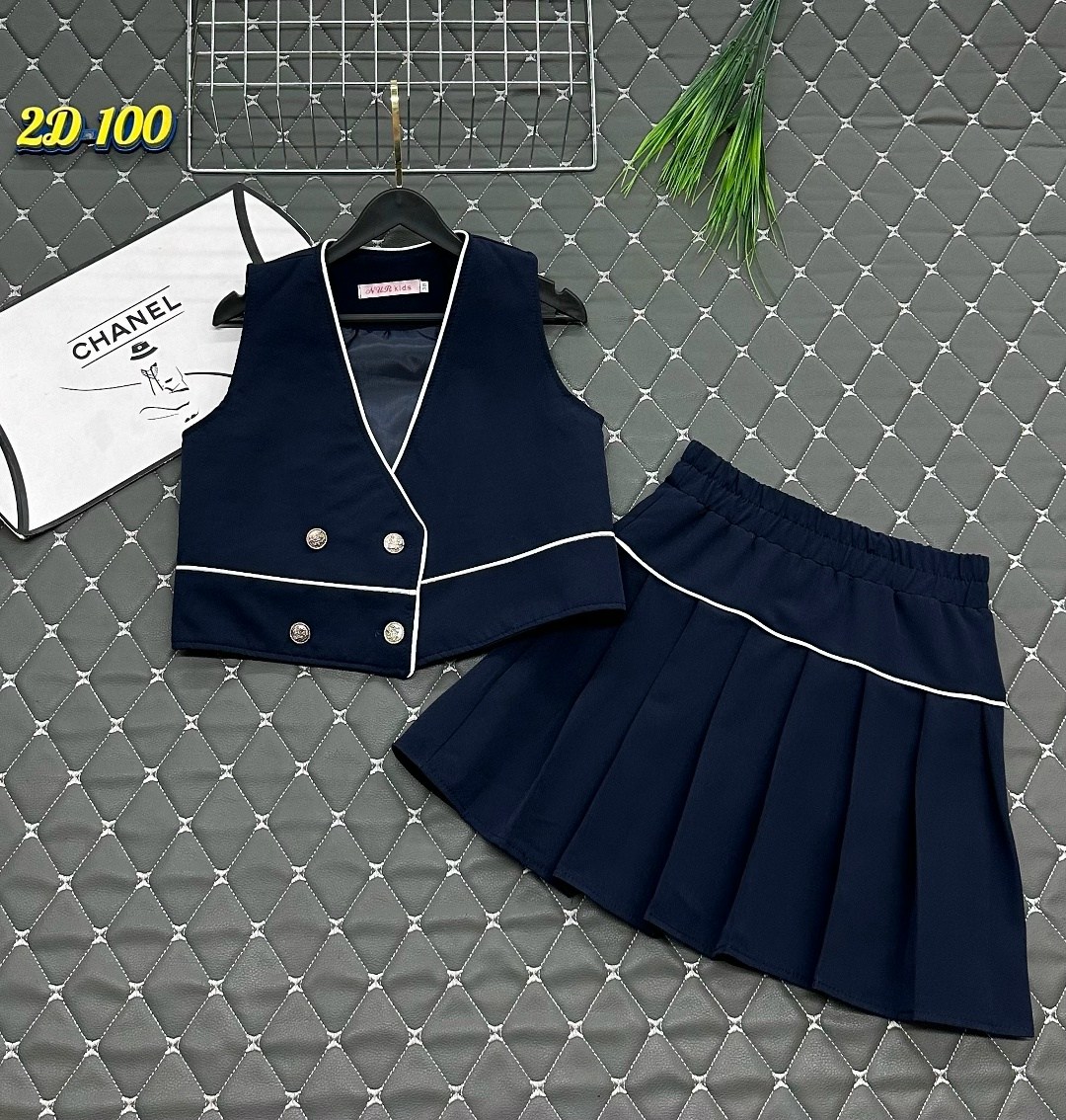 костюм-двойка школьный для девочки юбка и жилет цвет тёмно-синий,костюм для школьный,костюм классический девочки jutetti офисный/школьный двойка темно-синий,жилет и юбка,школьная форма