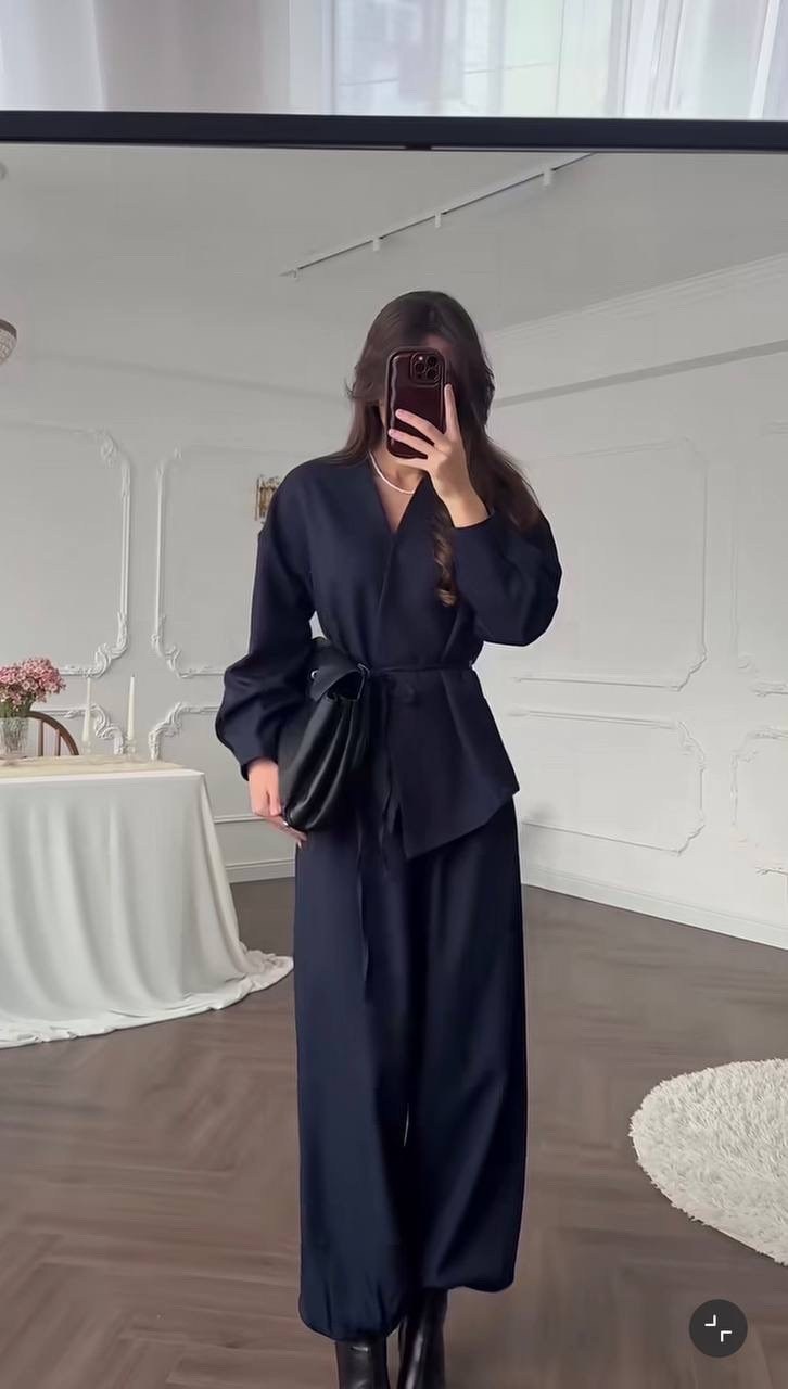 костюм брючный,женский костюм,костюм с кимоно,пижама кимоно и брюки домашний костюм mimi pajamas