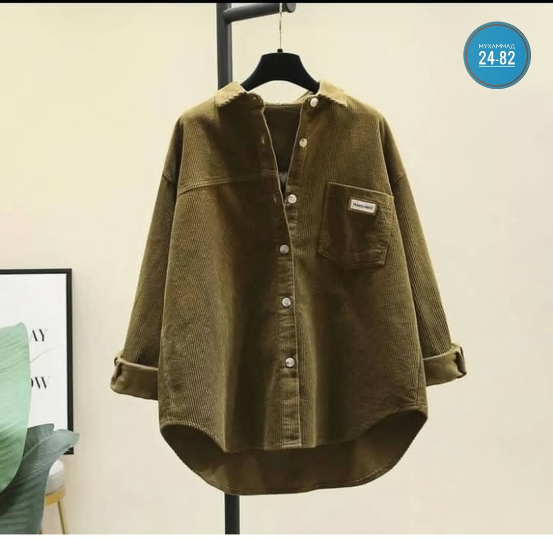 вельветовая рубашка свободного кроя,женская вельветовая рубашка с длинным рукавом,вельветовая женская рубашка,вельветовая рубашка,джинсовая рубашка женская 2026