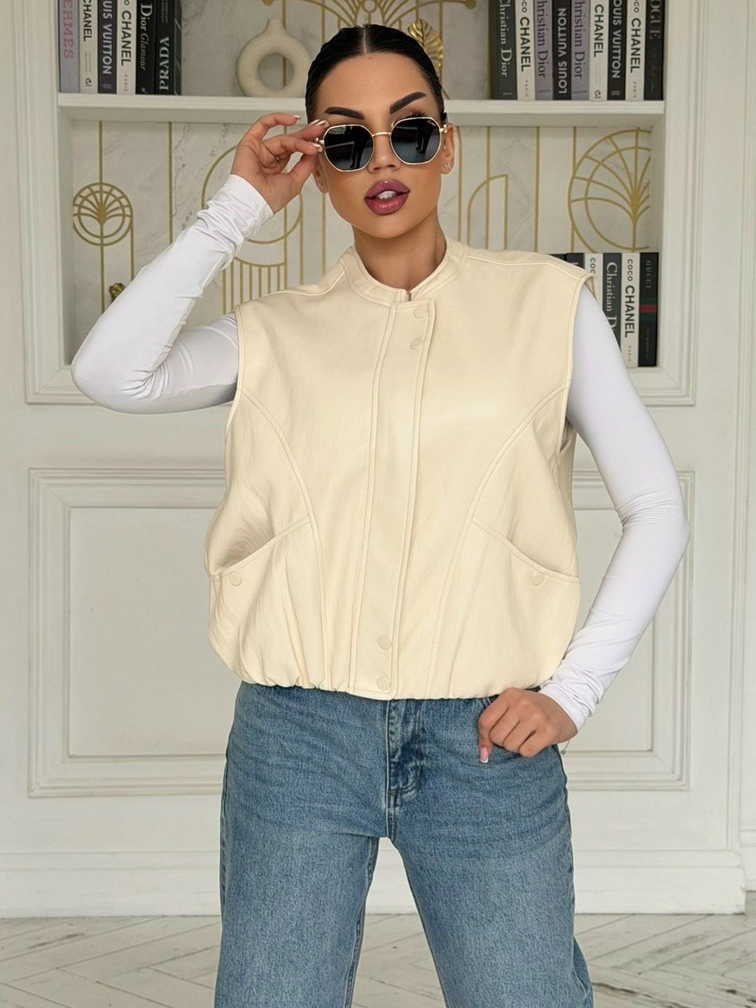 жилетка женская,жилетка экокожа короткая,жилет женский,жилет,жилетка короткая