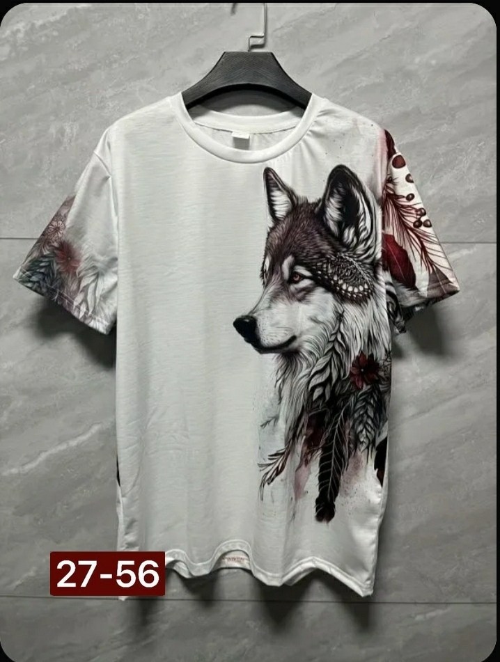 мужская футболка с принтом волка,футболки мужские,футболка мужская с принтом,мужская мода,футболка с рисунком волка