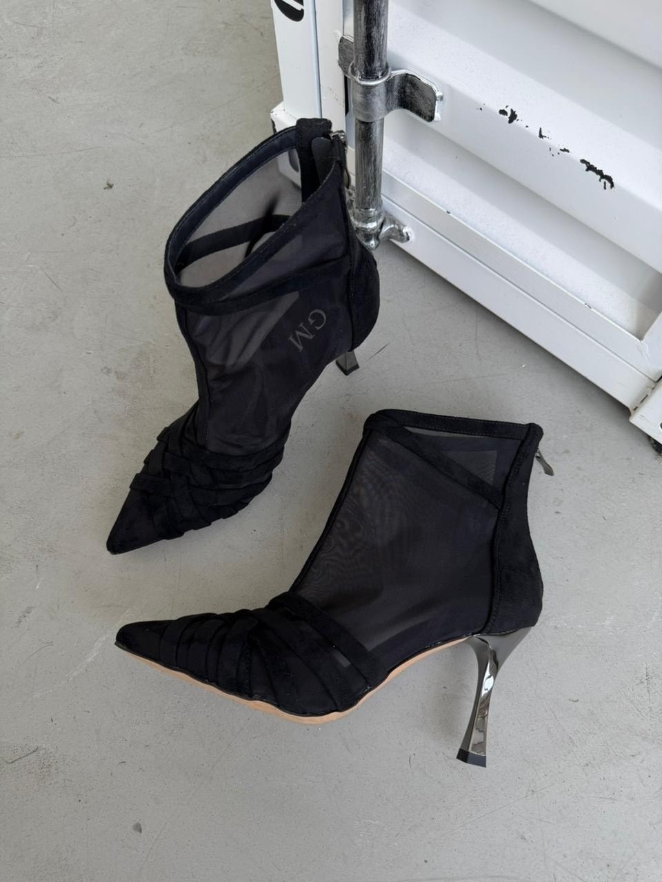 ,женские ботильоны,ботильоны сетка,ботильоны на шпильках,zara mesh heeled ankle boots